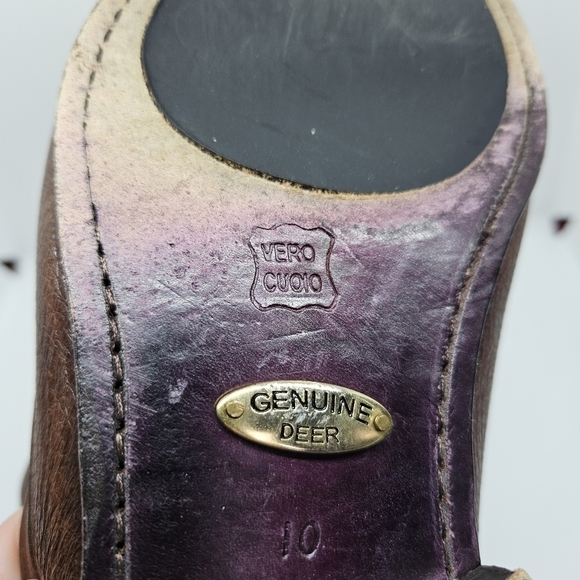 Alan Payne Mario Deerskin Bit Loafers brown 10C - Picture 9 of 10